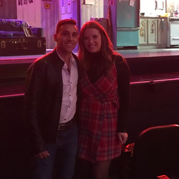 UO Amanda Linen Belted Wrap Dress - Plaid - US XL - Picture 4 of 4